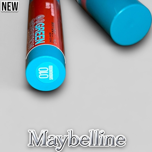 New Maybelline 2 pack Green Edition Butter Cream 011 Glacier and Blamy Lip Blus - Picture 4 of 5